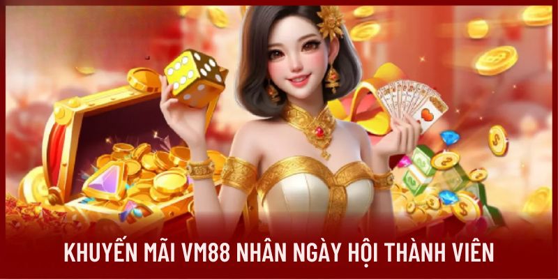 Khuyến mãi ngày hội thành viên tại VM88