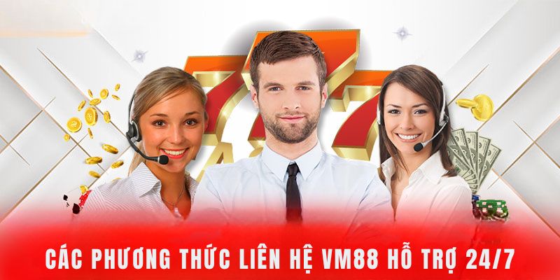 Thông tin về các kênh liên hệ hỗ trợ VM88